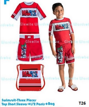 setelan pakaian renang 3in1 marvel